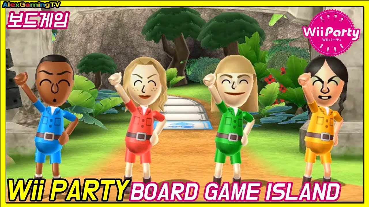 Wii Party Wii パーティー Board Game Island Expert Cpu Eng Sub Player Jake Youtube