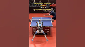 Ai robots taking over ping pong 👀 #shorts