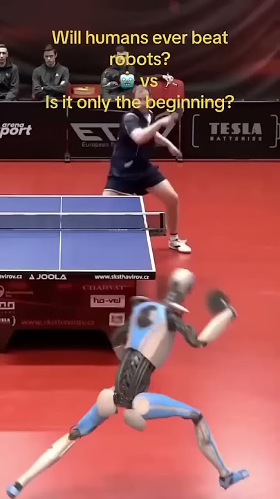 Ai robots taking over ping pong 👀 #shorts