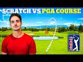 What would a SCRATCH GOLFER shoot on a PGA TOUR Course?