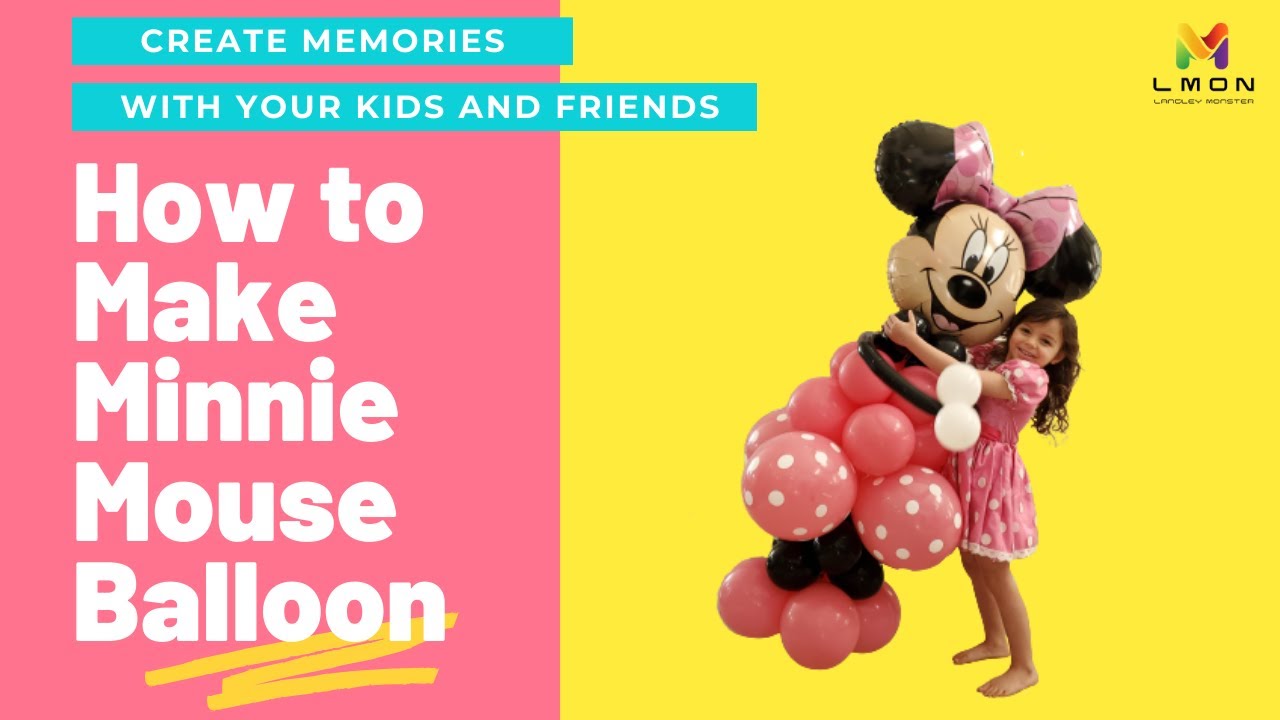 *Easy to assemble* DIY Disney Minnie mouse balloon Kit Tutorial