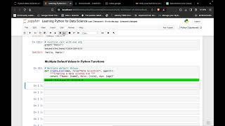 Python Function - Multiple Default Values