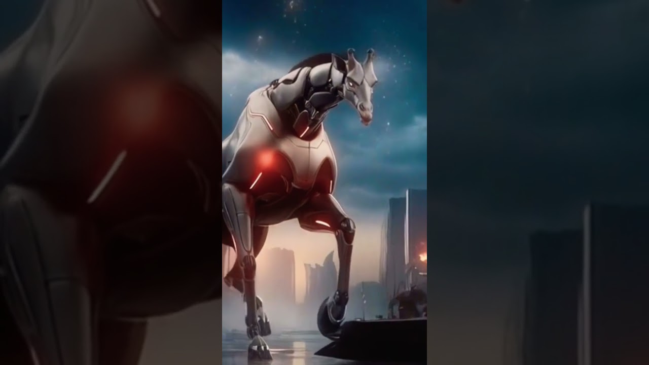 The Cyber Giraffe: A Futuristic Adventure