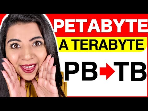 CONVERTIR de PETABYTES a TERABYTES (EJEMPLOS y EXPLICACIÓN COMPLETA)