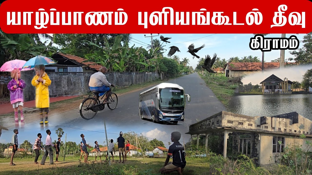 யாழ்ப்பாணம் புளியங்கூடல் தீவு கிராமம்  Puliyangoodal Island Village, Jaffna 