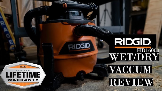 RIDGID HD1800 16 Gallon 6.5-Peak HP NXT Wet/Dry Shop Vacuum with