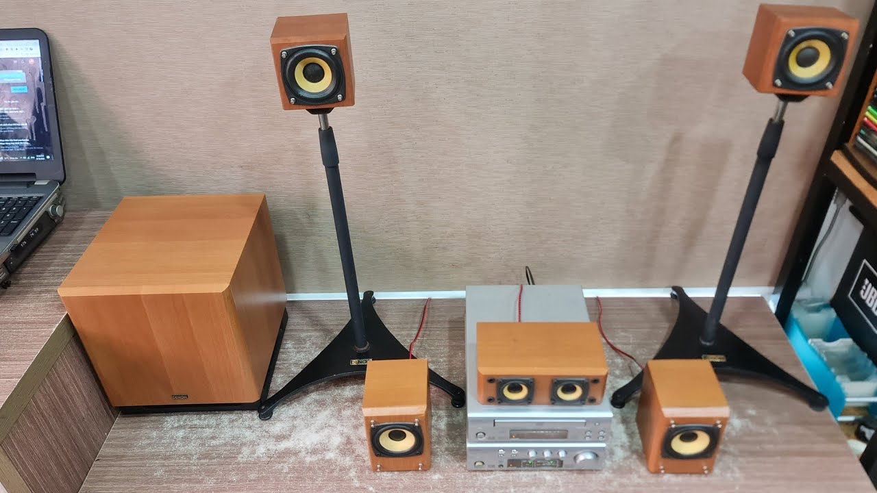 ????Dàn DENON M300 5.1 Vân Gỗ Đẹp, Chất Âm Hay, 2 Cổng... - youtube