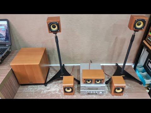 Video ????Dàn DENON M300 5.1 Vân Gỗ Đẹp, Chất Âm Hay, 2 Cổng... - youtube
