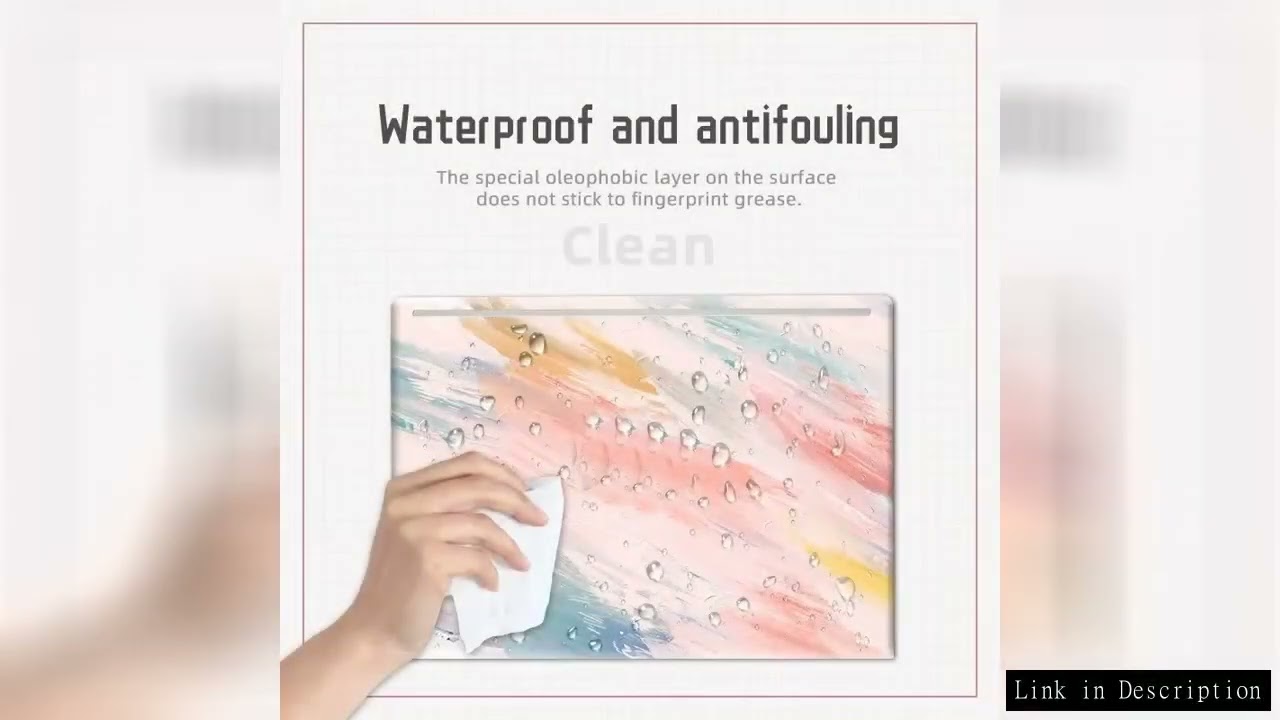 DIY Watercolor Cover Laptop Skins Sticker Hp X360Keyboard Stickers PVC Skin Case Decorate Decal for