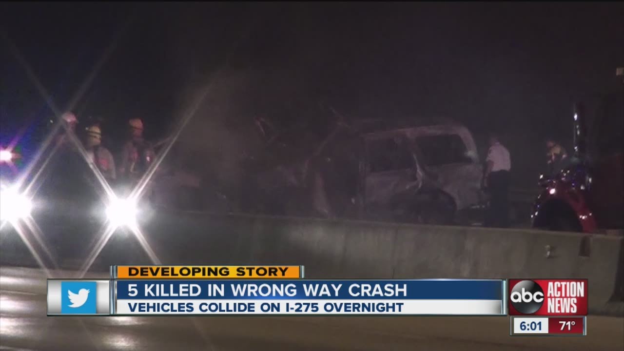 Deadly crash kills 5 people