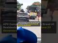 Ekiti Governor Oyebanji’s Convoy Throws Bread To Residents During APC Campaign Rally