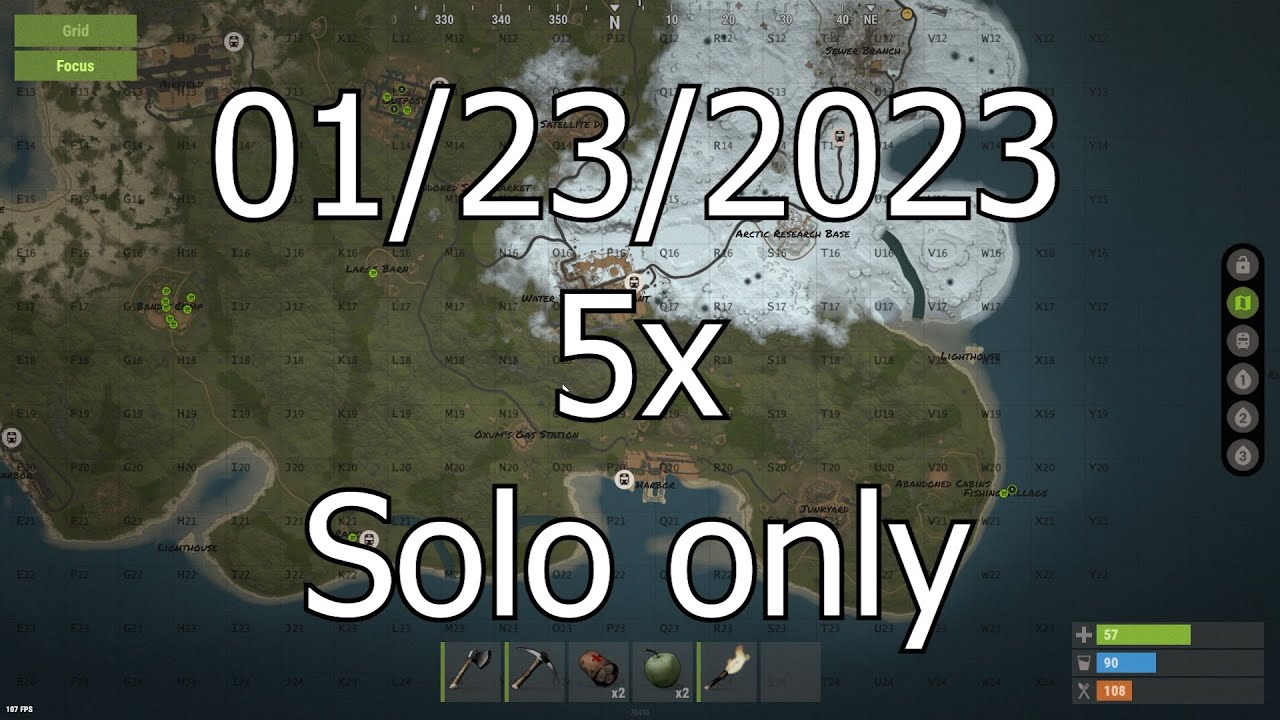 Neighbor Hunting | Rust | 5x Solo only | 01/23/2023 - YouTube