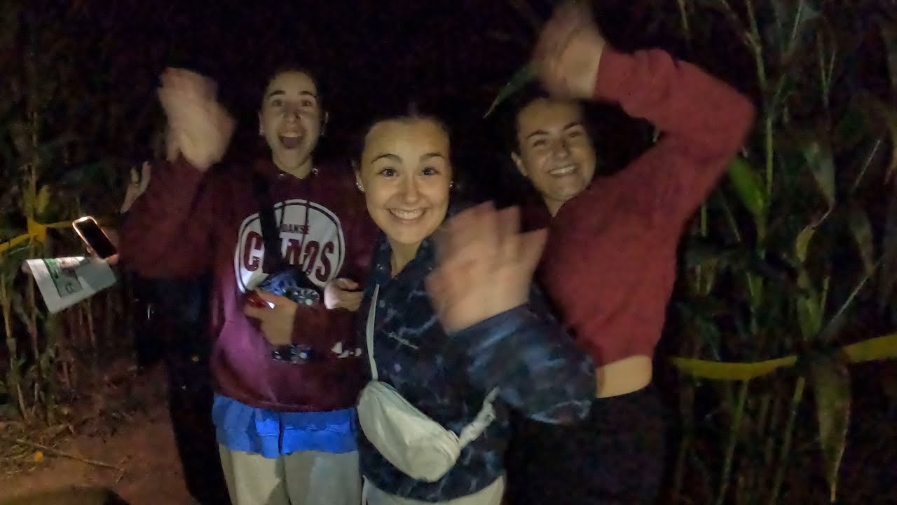 Flashlight Giant Corn Maze in Salisbury, New Brunswick at the Green Pig Country Market YouTube