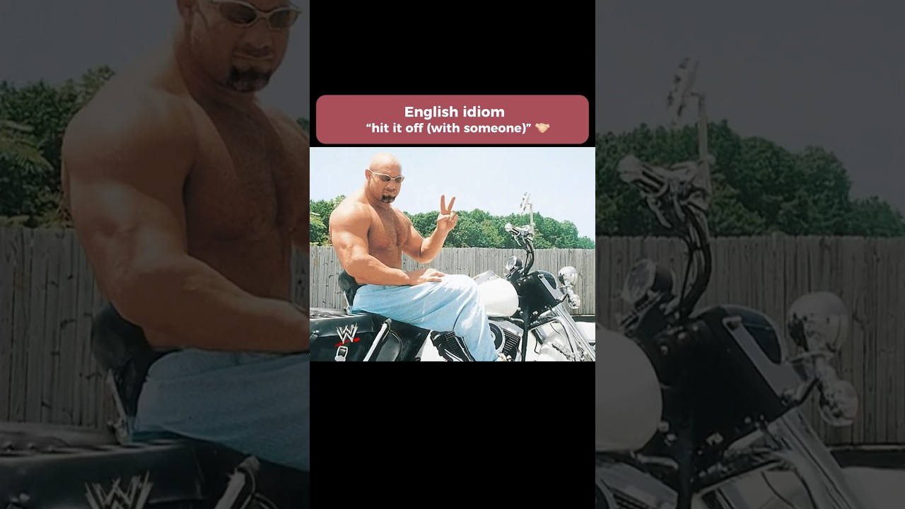 English idiom - “hit it off (with someone)” 🤝🏻 