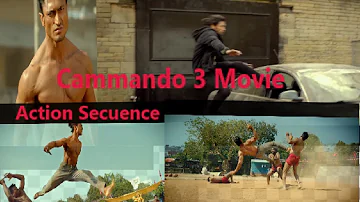 Commando 3 Movie all Fight Scene Extra Slow Motion || Vidyut Jamwal ||