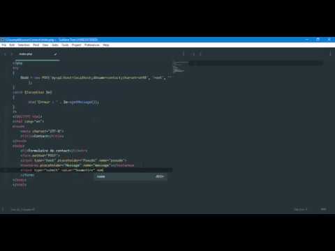 SpeedCoding - Formulaire de contact