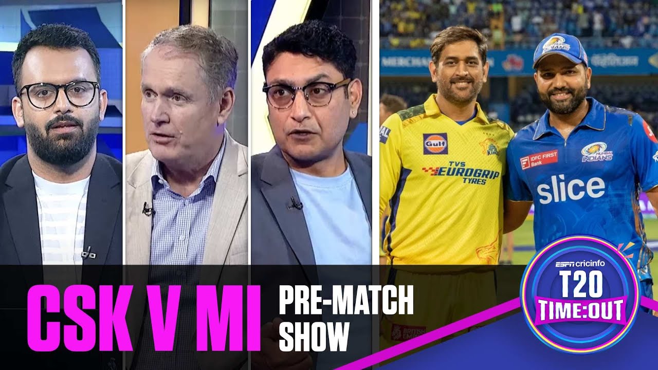 CSK host MI in Saturday showdown! | T20 Time:Out Live | CSK vs MI Pre-Match show