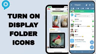 How To Turn On Display Folder Icons On Vidogram App | Step By Step screenshot 5