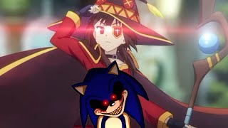 Sonic.Exe get's bullied by Megumin
