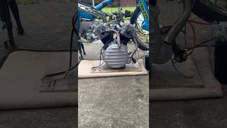 Hustler V200 Test run #minibike #enginesound #vtwin #engineering