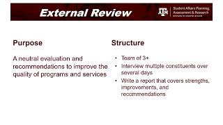 2024 Comprehensive Program Review Overview