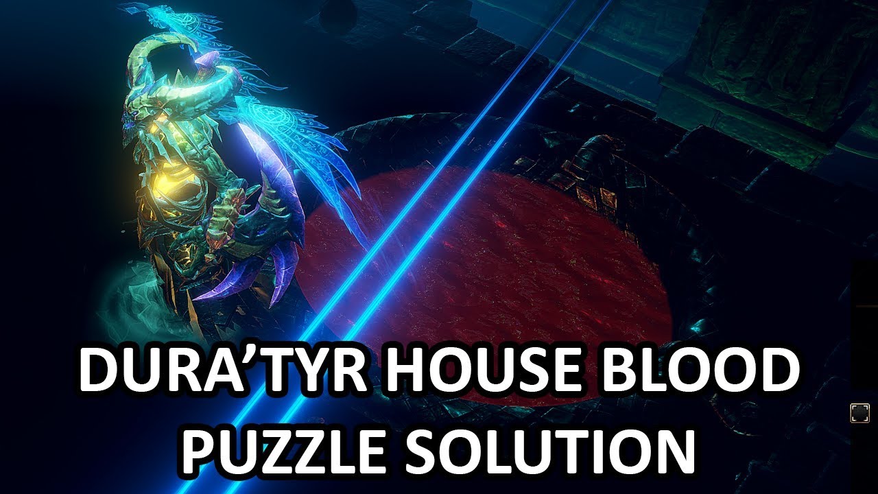 Shadows: Awakening - Dura'Tyr House Stone Lion Blood Puzzle Solution