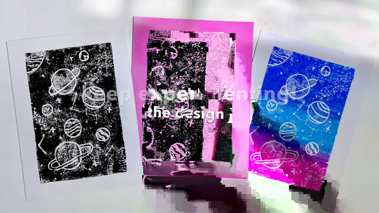 Easy Block Print with Foam Sheets YouTube