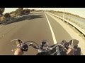 Dude on Motorcycle Slams Into Chevrolet Camaro for No Good Reason