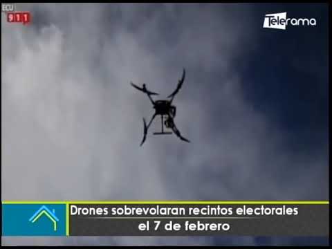 Drones sobrevolarán recintos electorales el 7 de febrero