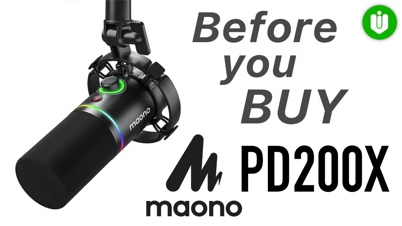 Maono PD200X Review [USB-C & XLR 2-in-1] - YouTube