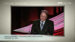 False Choice: Wayne LaPierre 'Tax them or take them'