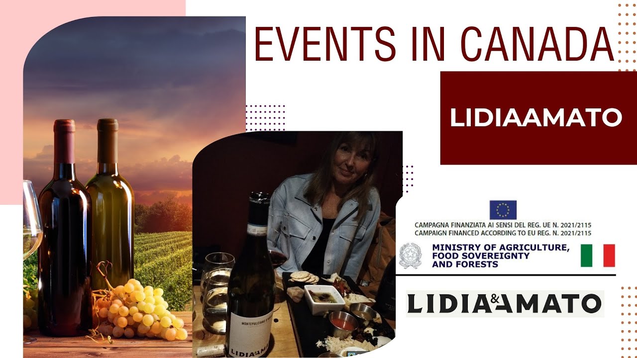 Underwine srl – Lidia&Amato Winery - Events in Canada 2025 
