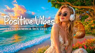 Positive Vibes 🌊 Happy Energy Music to Start Your Day Right | Top Summer Mix 2026 Playlist