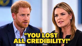 Savannah Gutrie DESTROYS Prince Harry With One Brutal Question On The Interview