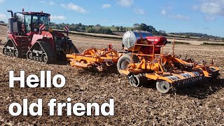 Farm update 461 What I think to Back British Farming Day & I see one of my old machines working.