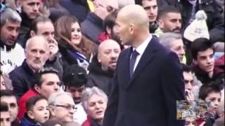Zinedine Zidane regaña a James Rodriguez | 2016 (Real Madrid vs Sporting Gijón)