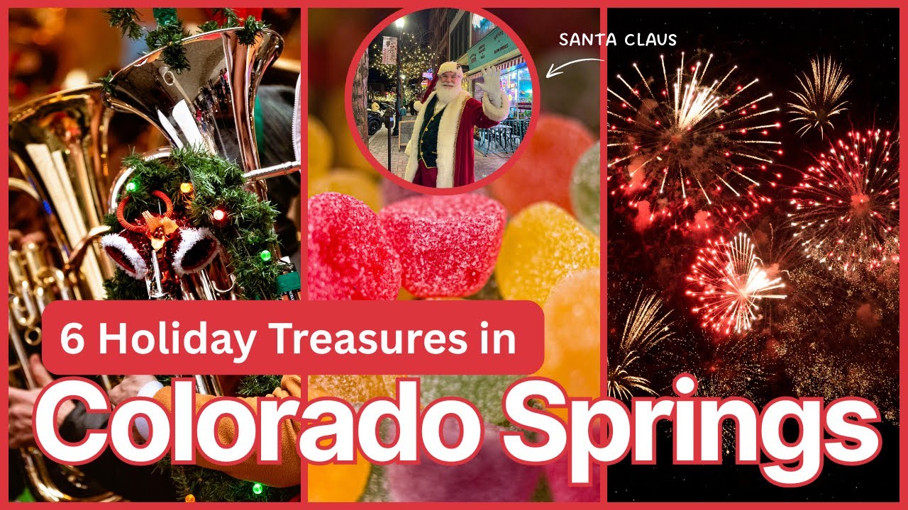Top Things to DO for the HOLIDAYS in Colorado Springs 🎄 | 6 Holiday Treasures