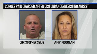 Cohoes pair charged after disturbance, resisting arrest in Halfmoon