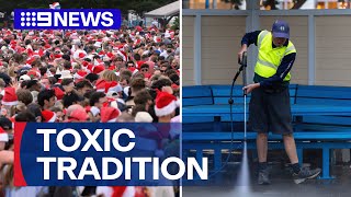 Workers Remove 20 Tonnes Of Rubbish After Massive Coogee Beach Party 9 News Australia