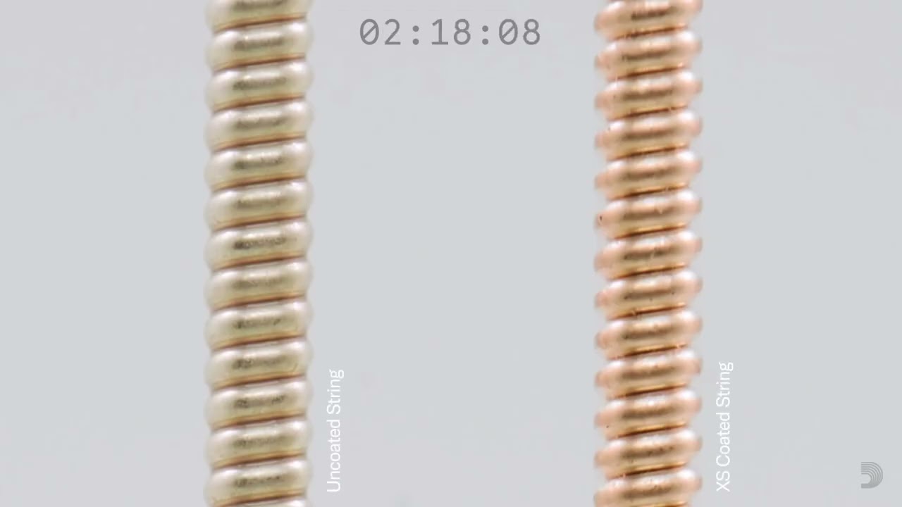 D'Addario Corrosion Resistance Test ｜ XS Vs Non-Coated Strings