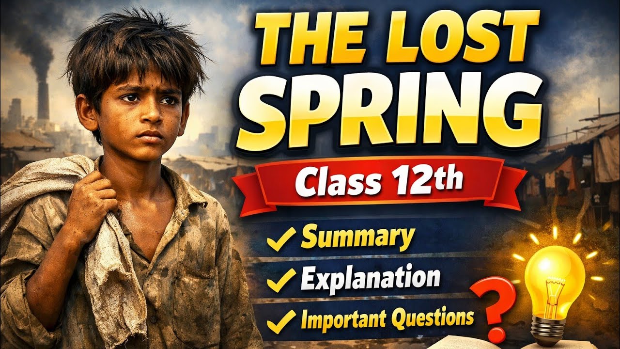 Lost spring class 12th| one shot full explanation #ncert CBSE - YouTube