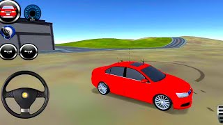 New red jetta car drift simulator 🚨🚗 car games Android gameplay  screenshot 1