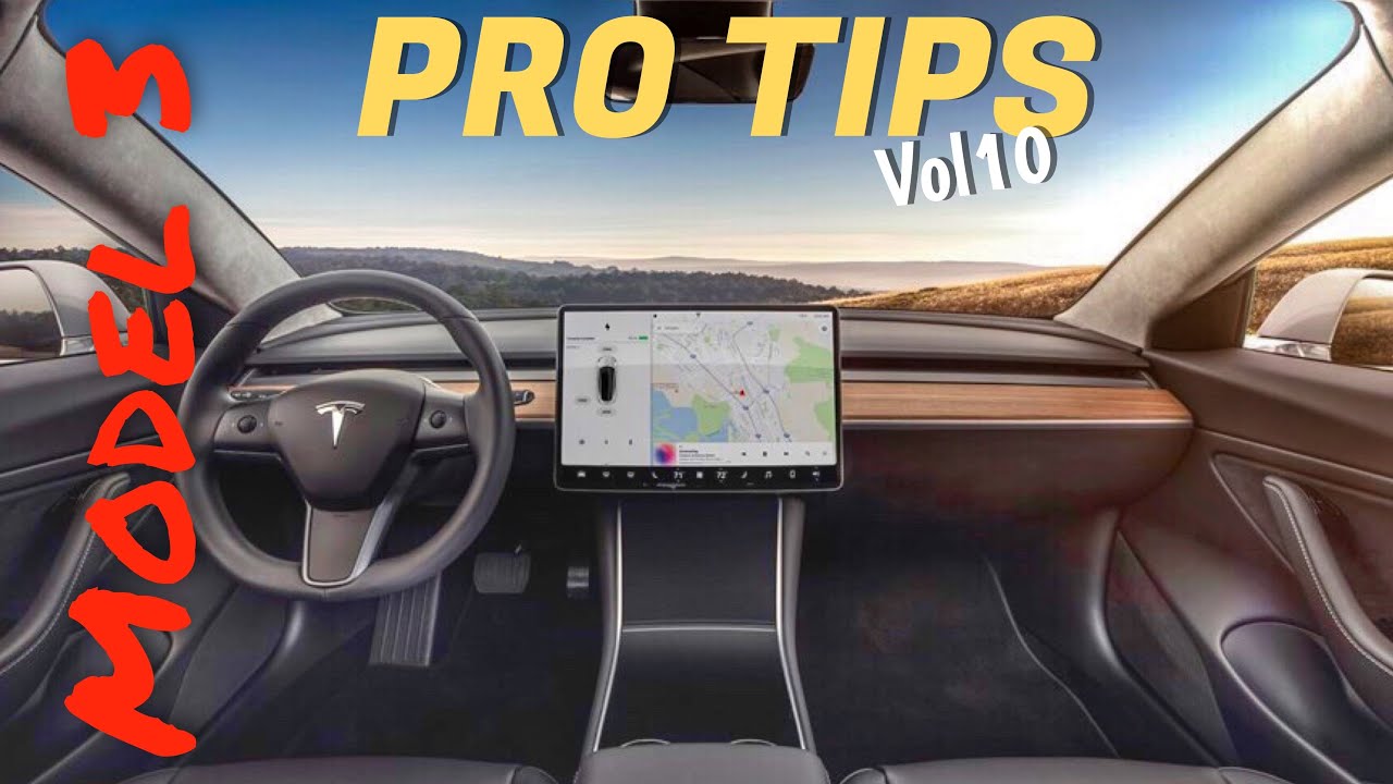 Tesla Model 3 - PRO TIPS Vol.10 - YouTube
