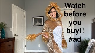 Halloween lion costume review #ad