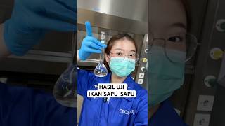 Ini hasil uji lab proksimat &amp; logam ikan sapu 🎣👩🏻‍🔬 #ikan #sapusapu #penelitian #eksperimen