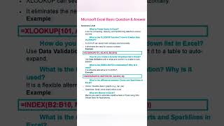 Microsoft Excel Basic Question & Answer | Expert Excel Shortcut Keys | #shorts #exceltips