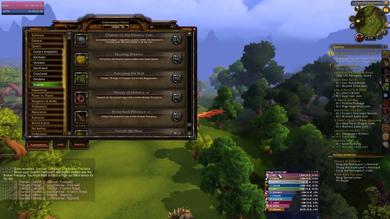 Garrison Campaign The Broken Precipice WoW Quest YouTube