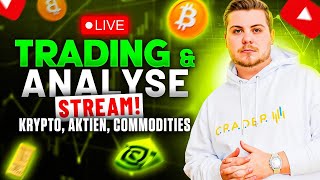 🔴LIVE - Live Analyse &amp; Trading! Aktien, Krypto &amp; Rohstoffe...