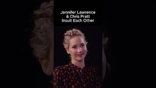Jennifer Lawrence & Chris Pratt Insult each other!! | #playground