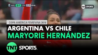 Maryorie Hernández (0-2) Argentina vs Chile | Copa América Femenina 2018